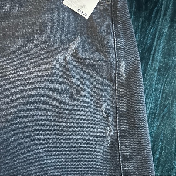 NWT Good American Good ‘90s Short 16 black wash denim shorts jeans - Picture 7 of 12